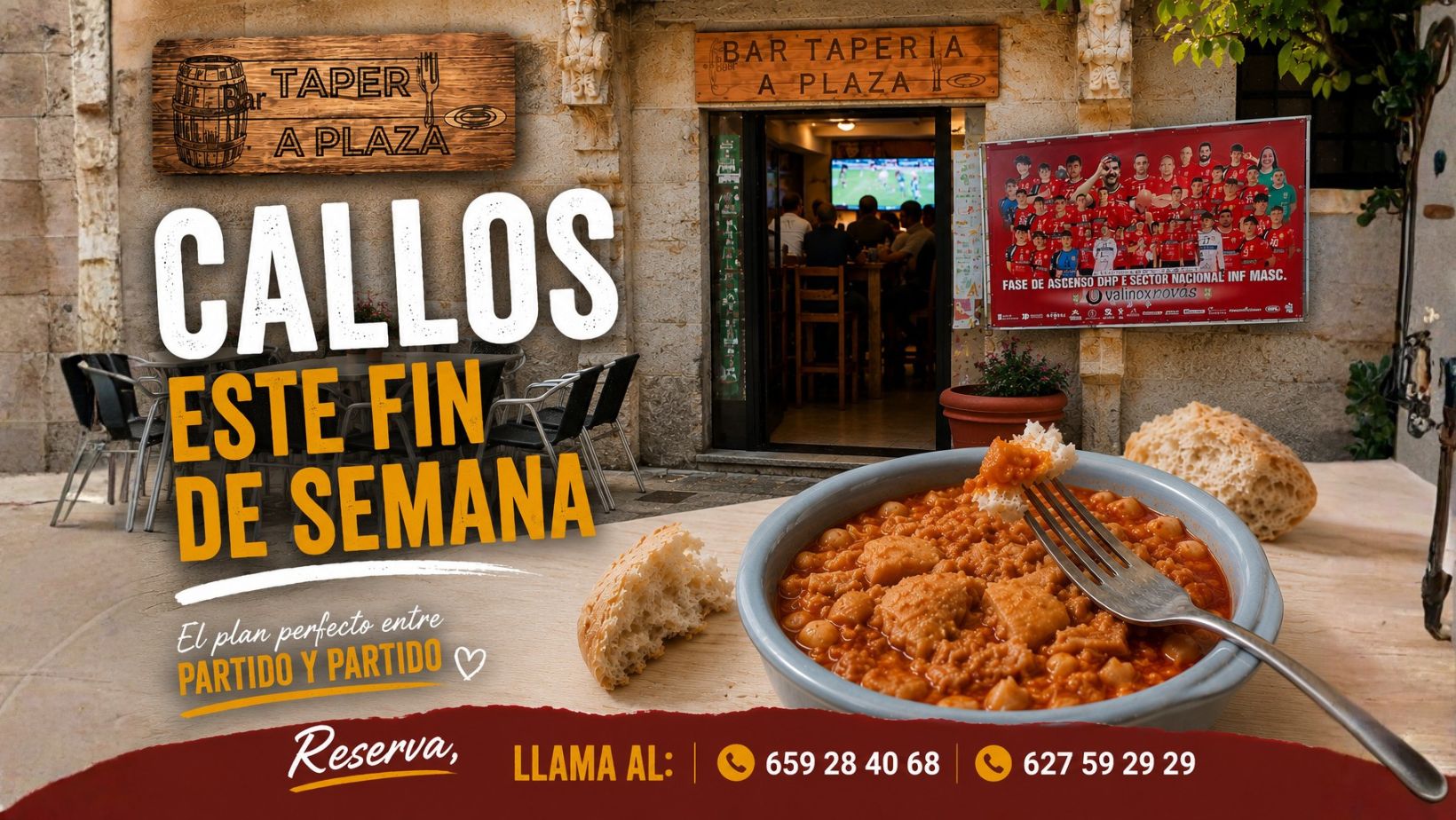 Callos fin de semana Tapería A Plaza O Rosal