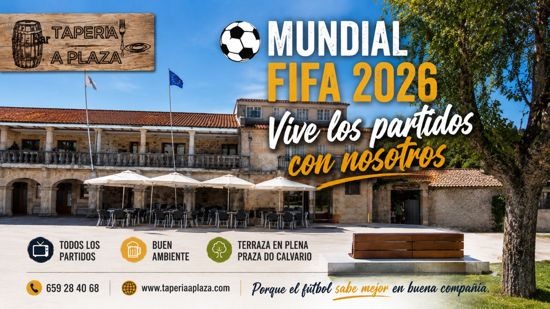 Vive el Mundial FIFA 2026 en Bar Tapería A Plaza
